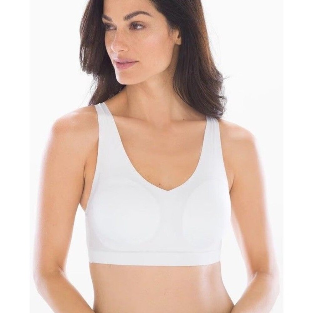 Soma Enbliss Racerback Bralette Pure Bright White Wireless Removable Pads XXXL